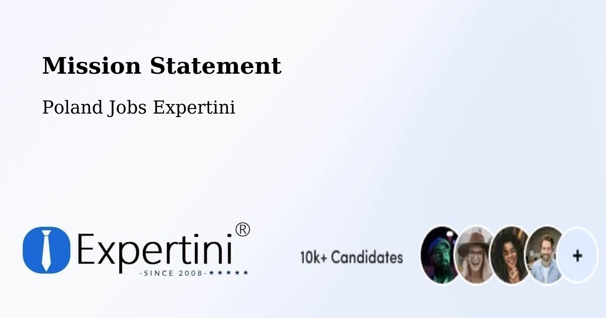Corporate Mission – Pakosław - Poland Jobs Expertini